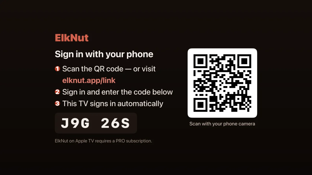 ElkNut on ElkNut on Apple TV — screenshot 5