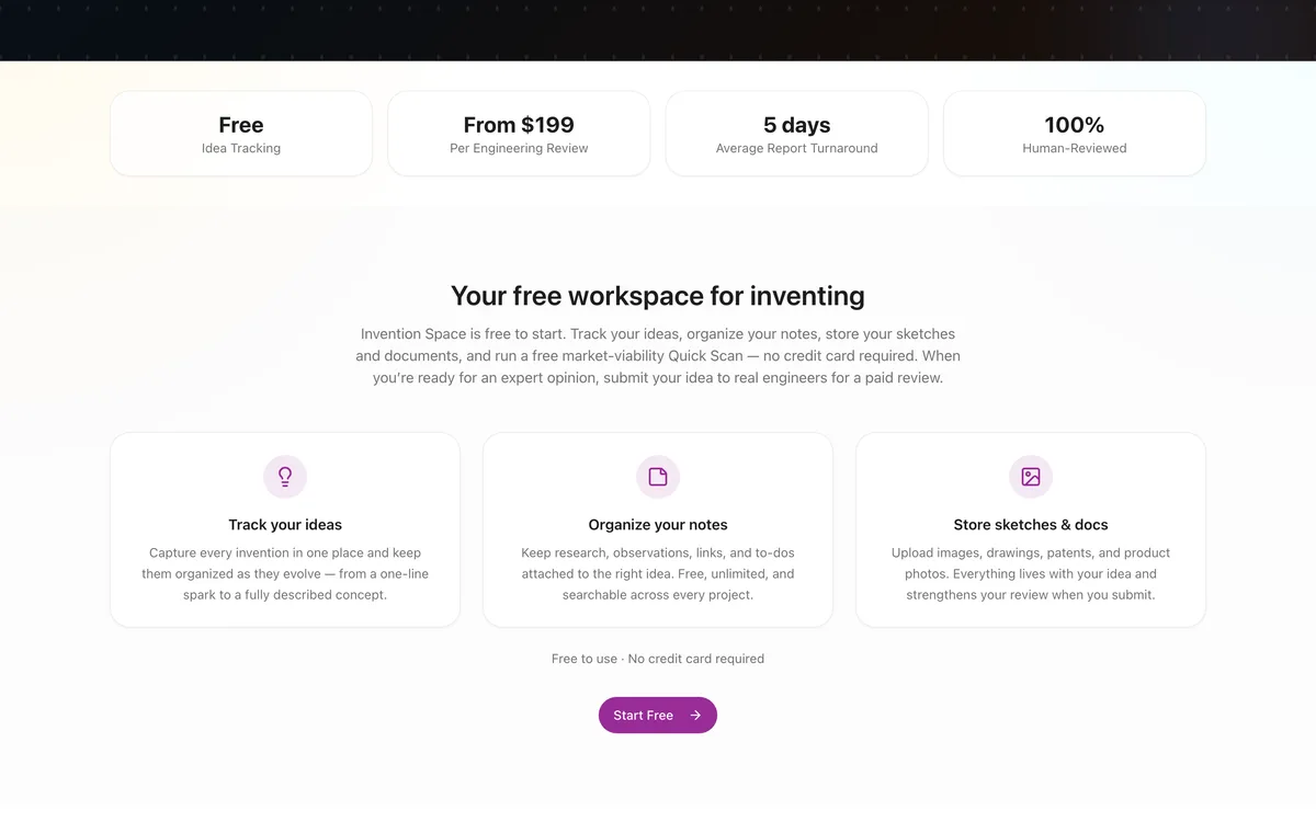 Invention Space screenshot 1