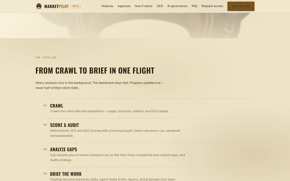 MarketPilot screenshot 2