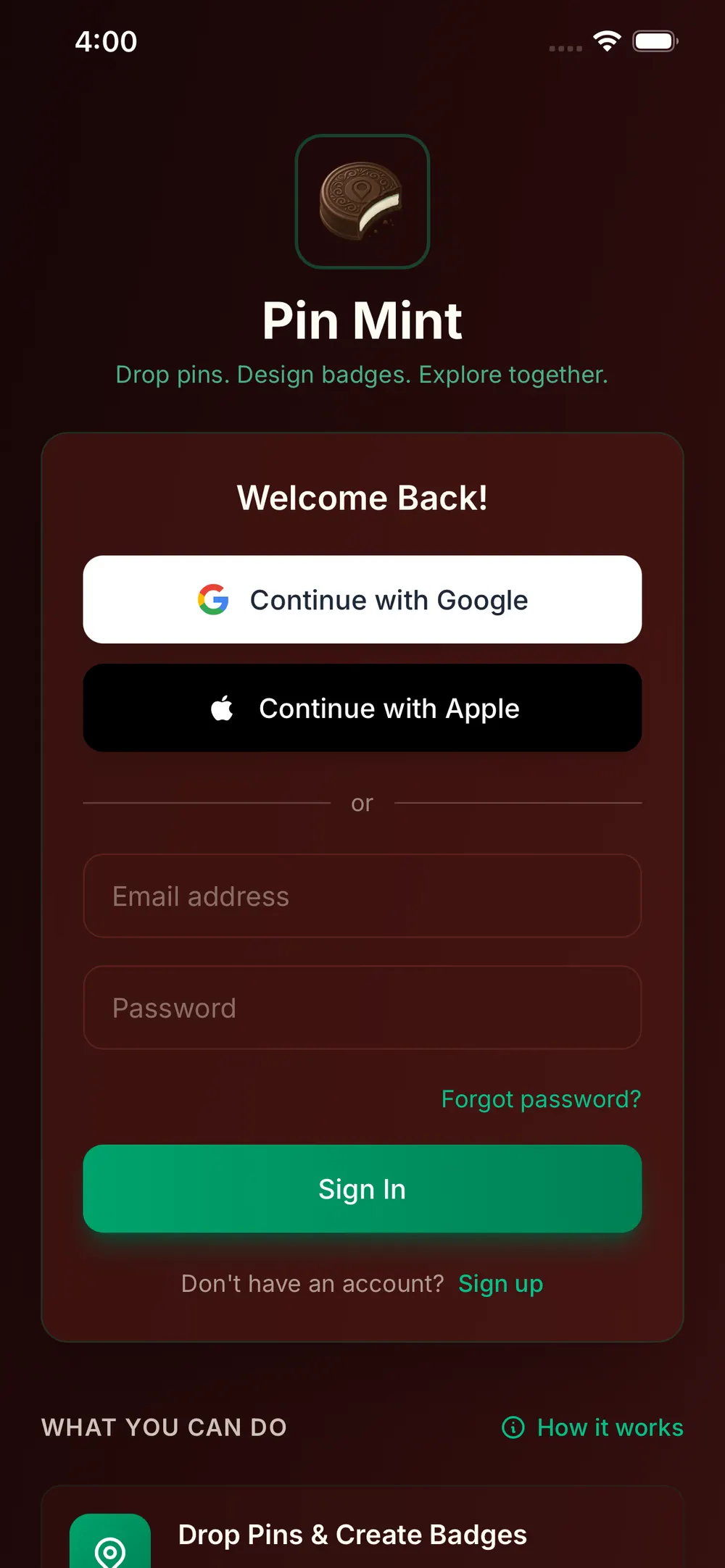 Pin Mint screenshot 1
