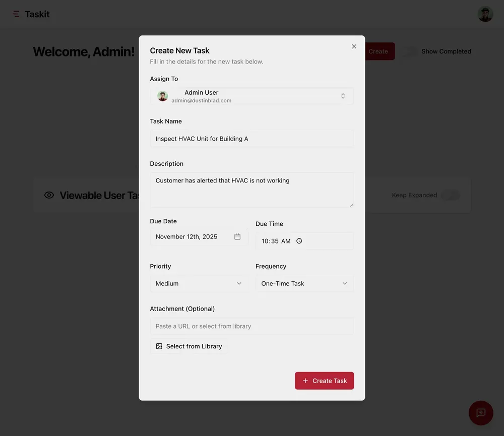 Taskit screenshot 5
